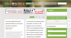 Desktop Screenshot of dsgaonline.it