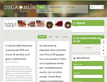 Tablet Screenshot of dsgaonline.it